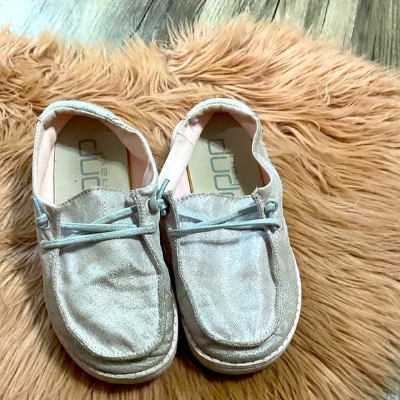 Hey dude Wendy Pink Sparkle Toddler size 12 - Picture 1 of 9